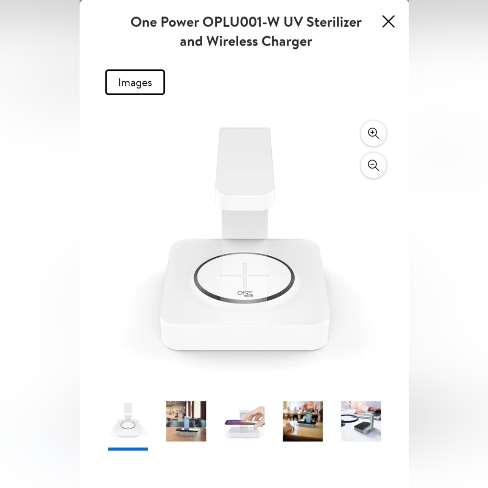 NIB UV sanitizer & Fast Wireless Charger